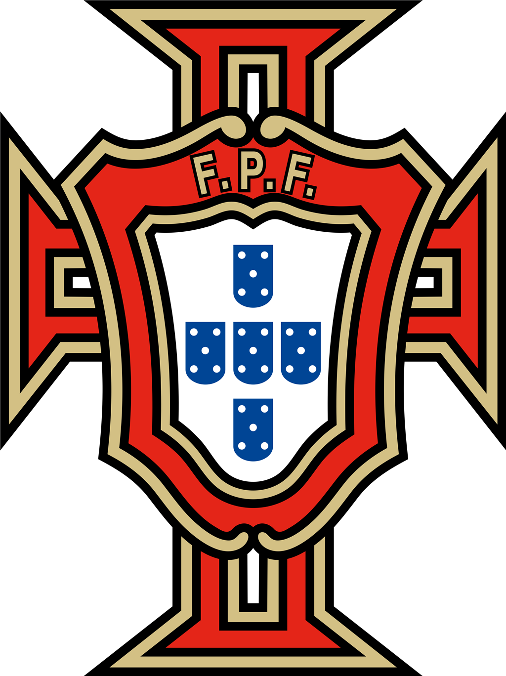 Portugal national football team logotype, transparent .png, medium, large
