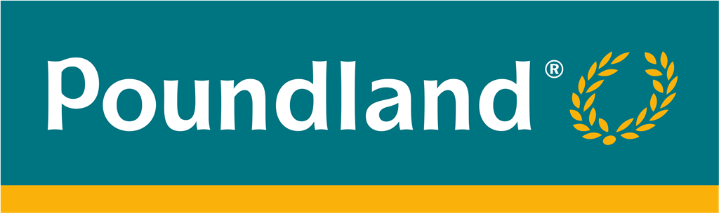 Poundland logotype, transparent .png, medium, large