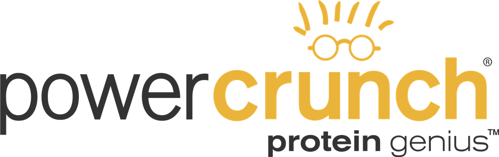 Power Crunch logotype, transparent .png, medium, large