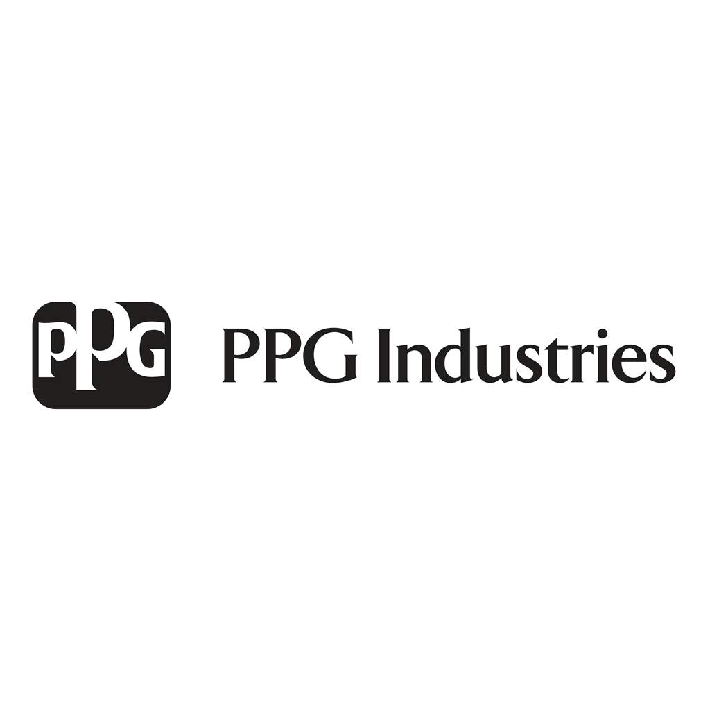 PPG Industries logotype, transparent .png, medium, large