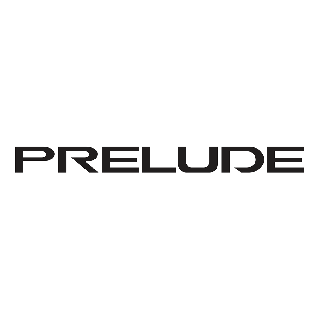 Prelude logotype, transparent .png, medium, large