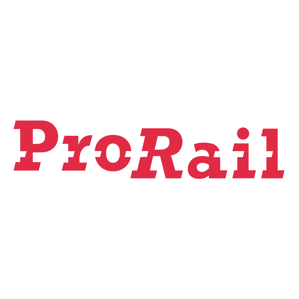 ProRail logotype, transparent .png, medium, large