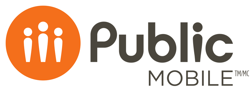 Public Mobile logotype, transparent .png, medium, large