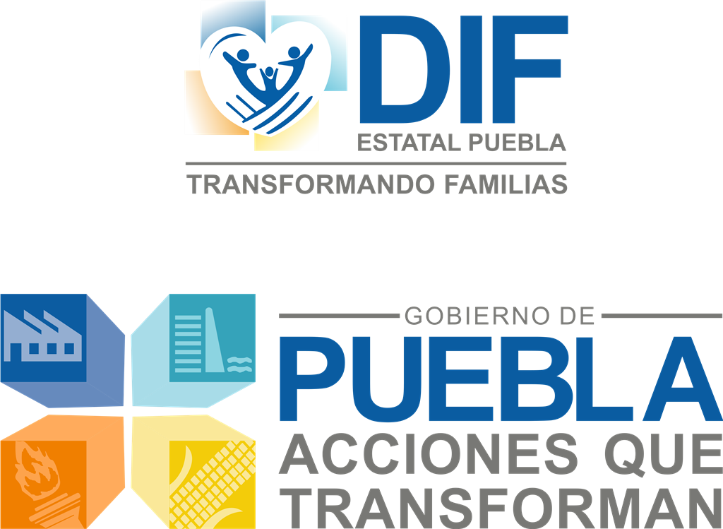 Puebla logotype, transparent .png, medium, large