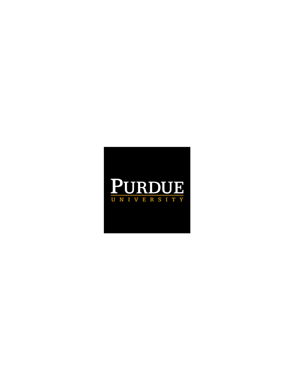 Purdue University logotype, transparent .png, medium, large