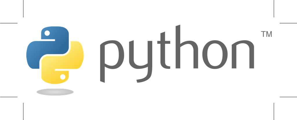 Python logotype, transparent .png, medium, large