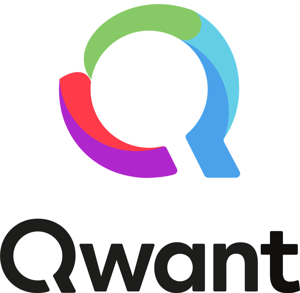 Qwant logotype, transparent .png, medium, large