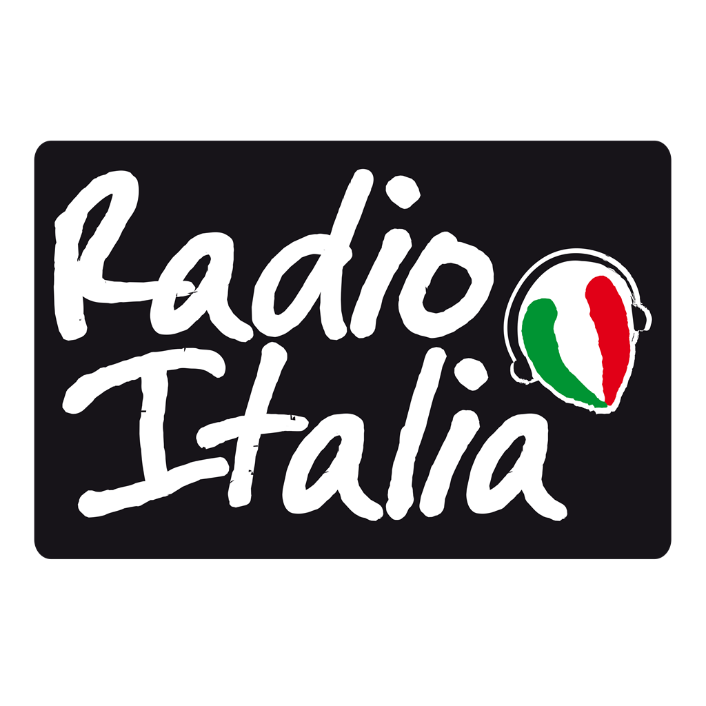 Radio Italia logotype, transparent .png, medium, large