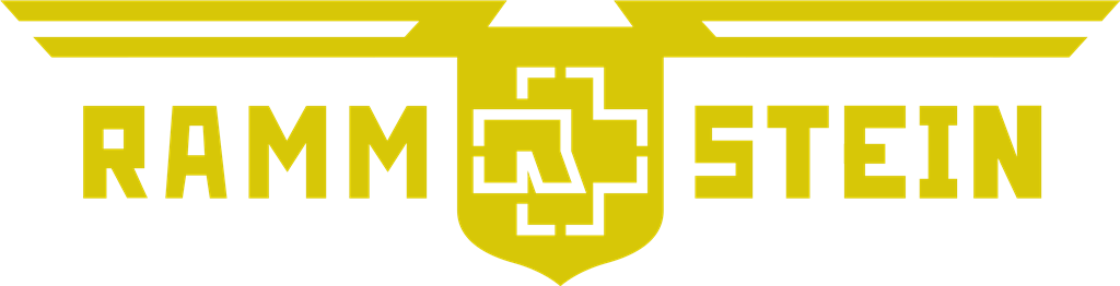 Rammstein logotype, transparent .png, medium, large