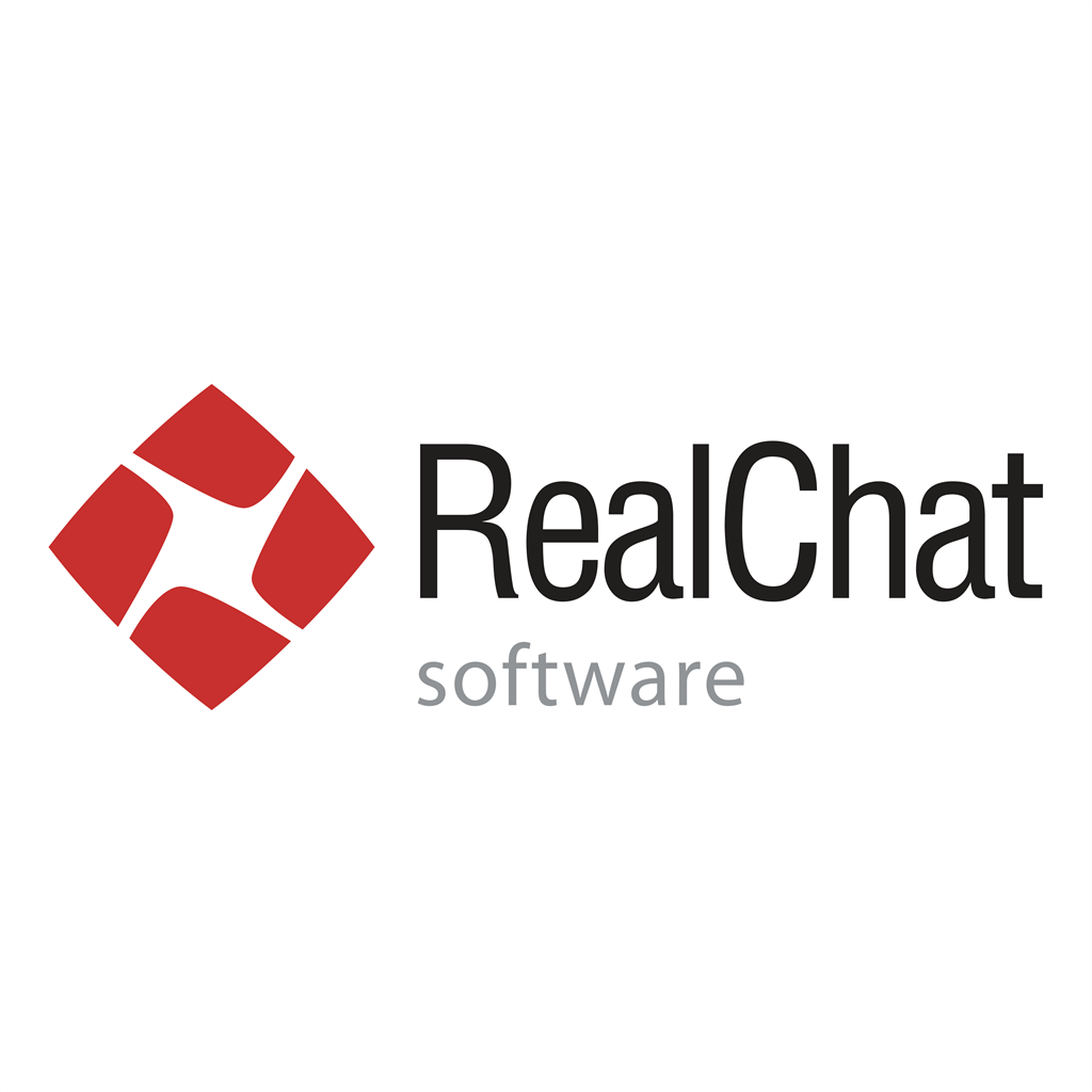 Realchat Software logotype, transparent .png, medium, large