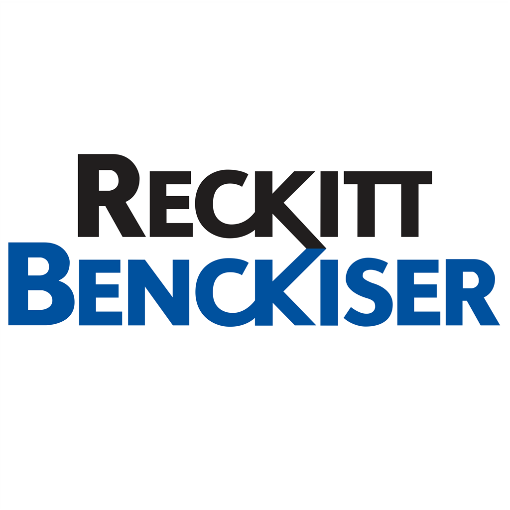 Reckitt Benckiser logotype, transparent .png, medium, large