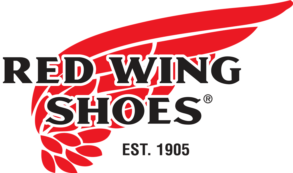Red Wing Shoes logotype, transparent .png, medium, large