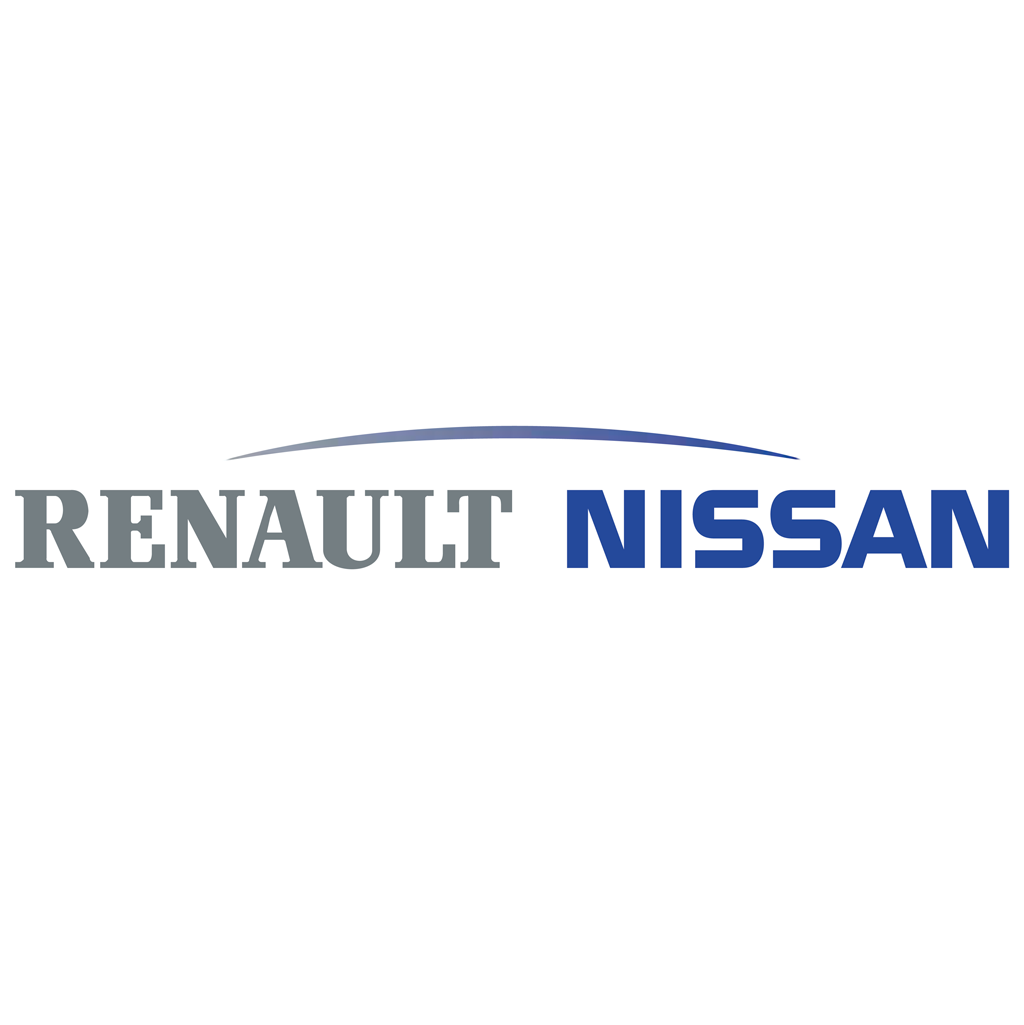 Renault Nissan logotype, transparent .png, medium, large