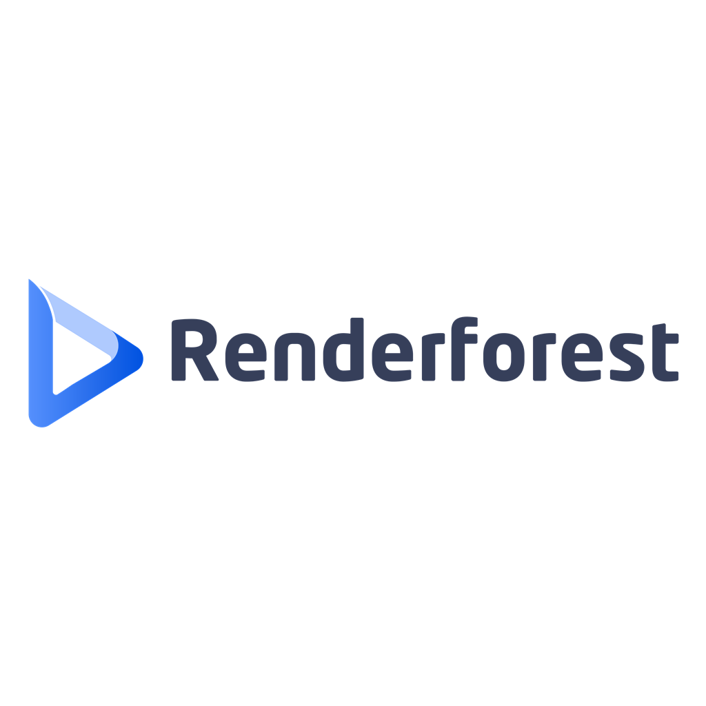 Renderforest logotype, transparent .png, medium, large