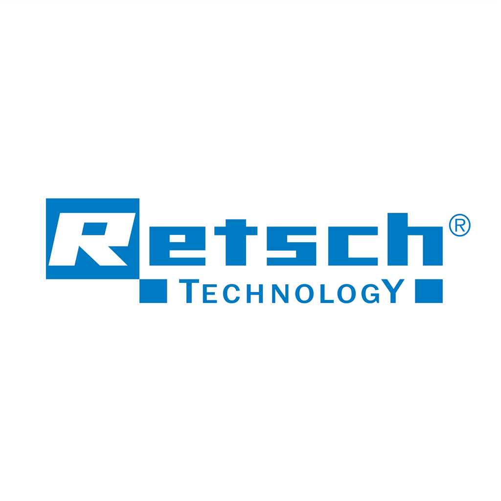 Retsch Technology logotype, transparent .png, medium, large