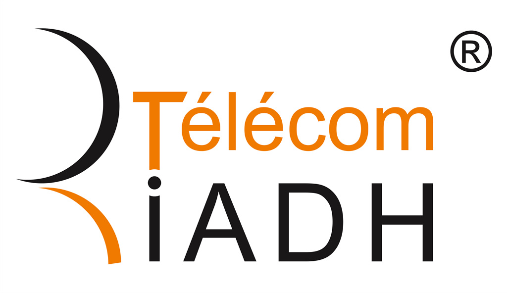 RIADH Telecom logotype, transparent .png, medium, large