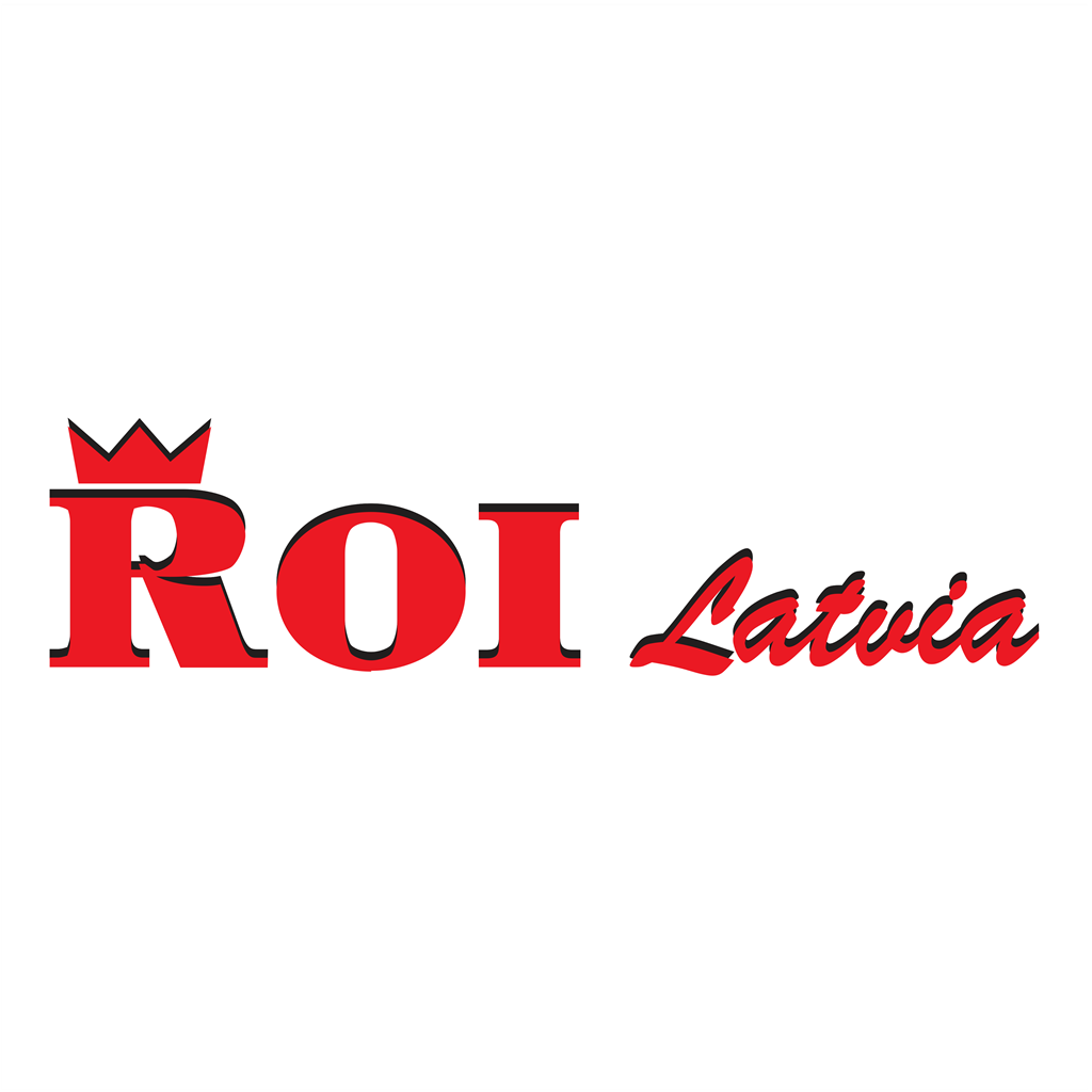 Roi Latvia logotype, transparent .png, medium, large