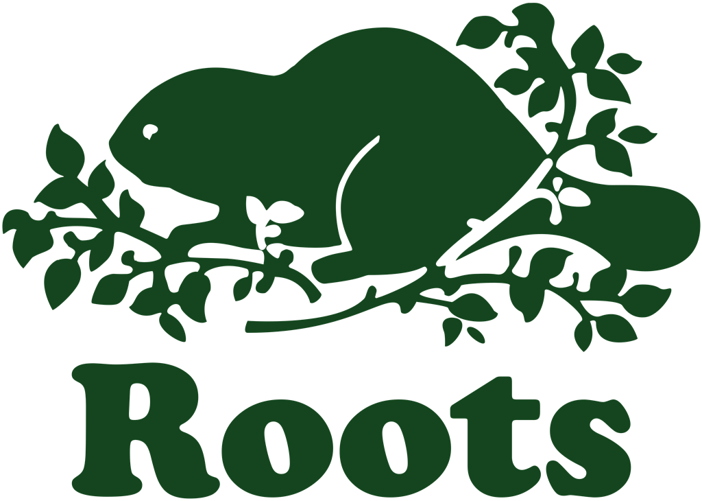 Roots Canada logotype, transparent .png, medium, large