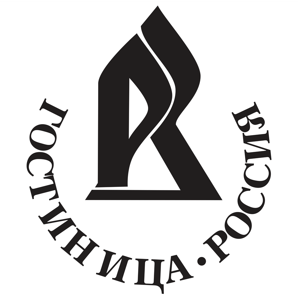Rossiya Hotel logotype, transparent .png, medium, large