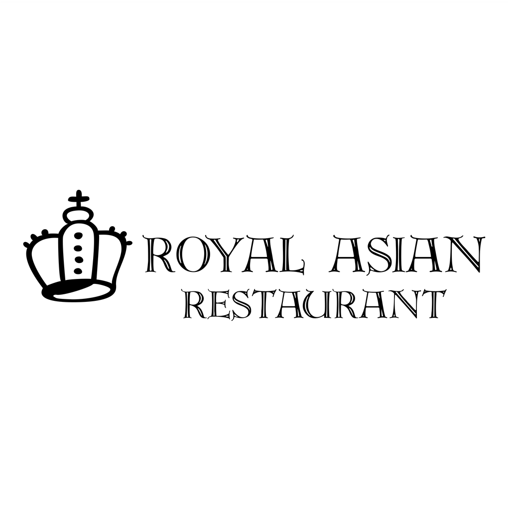 Royal Asian logotype, transparent .png, medium, large