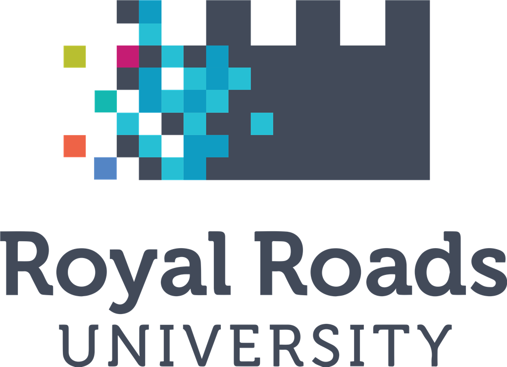 Royal Roads University logotype, transparent .png, medium, large