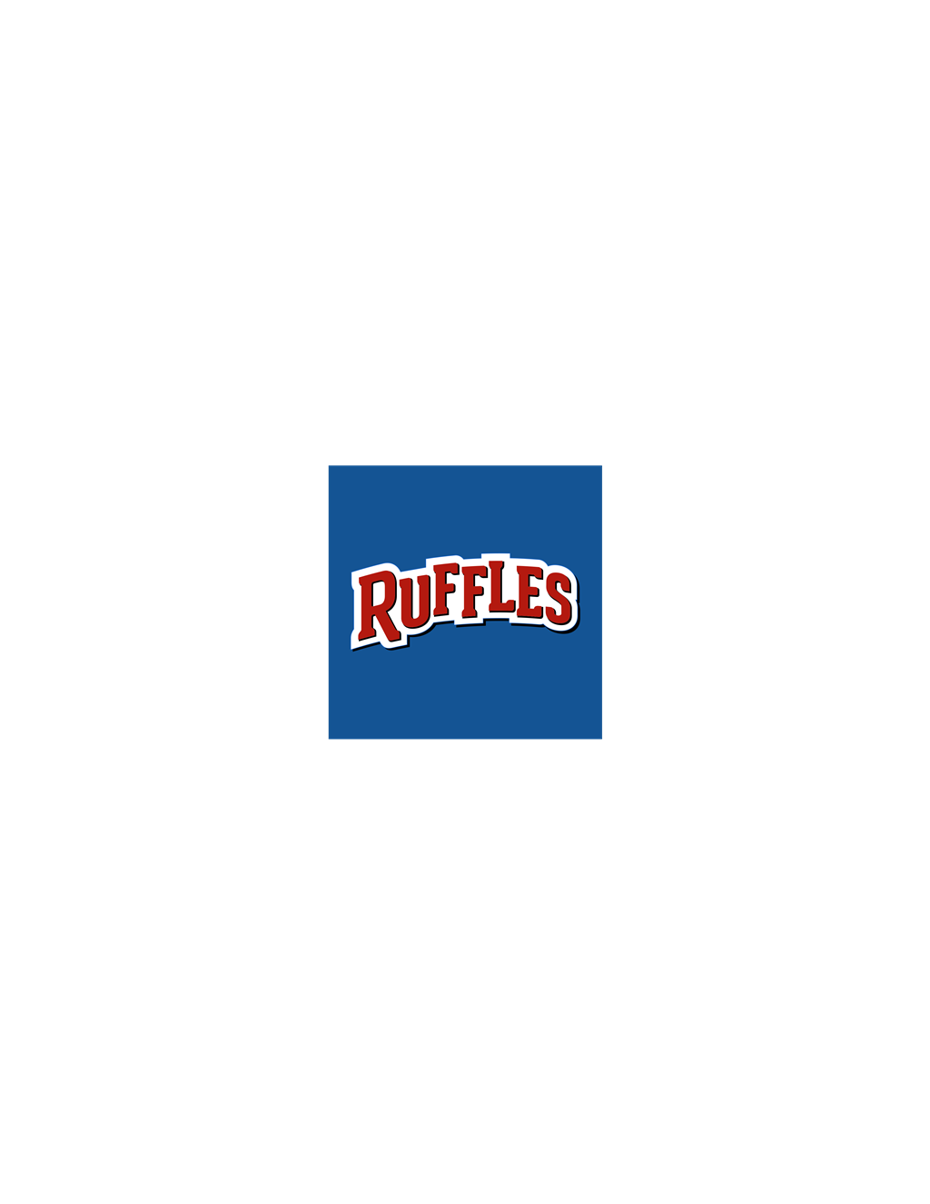 Ruffles logotype, transparent .png, medium, large