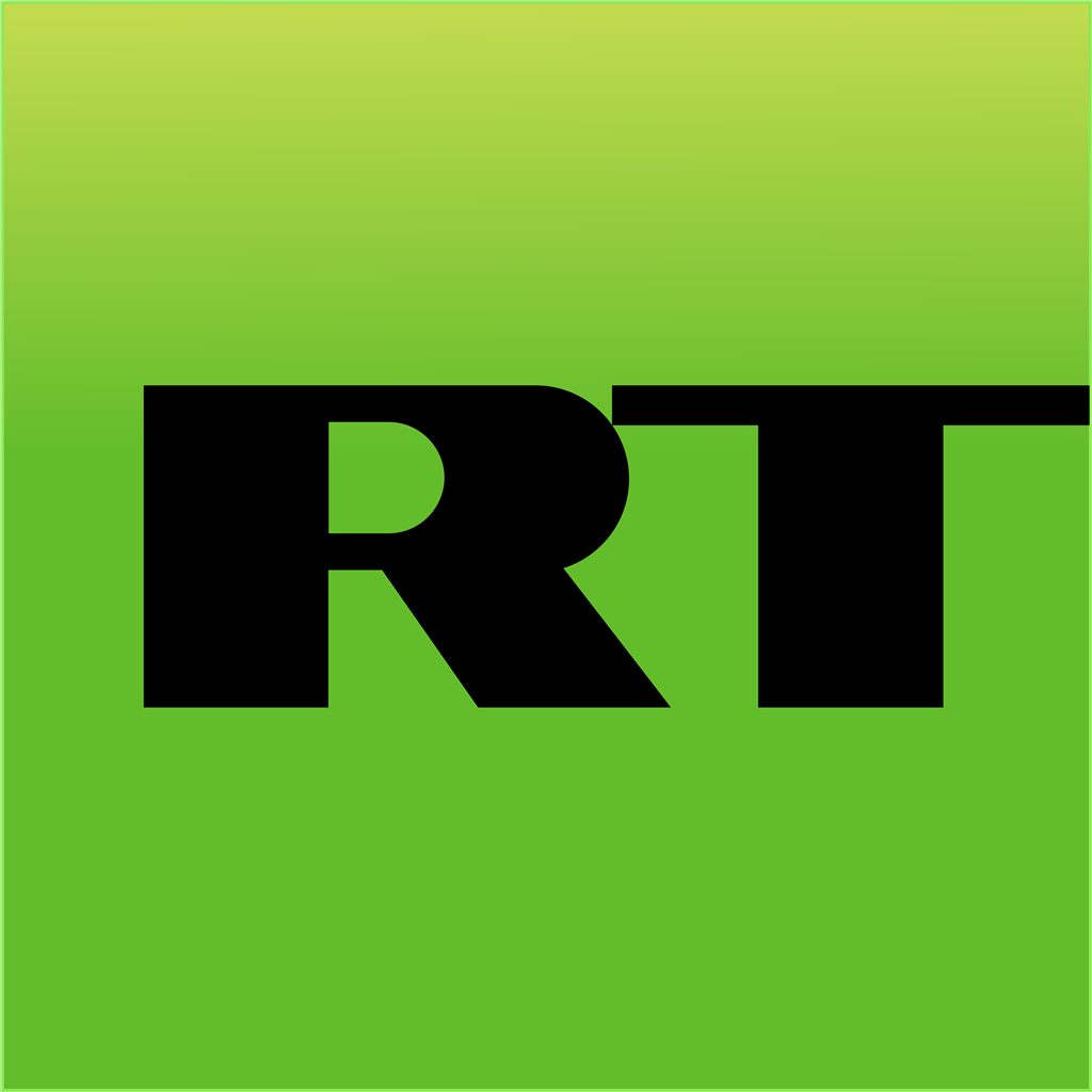 Russia Today logotype, transparent .png, medium, large