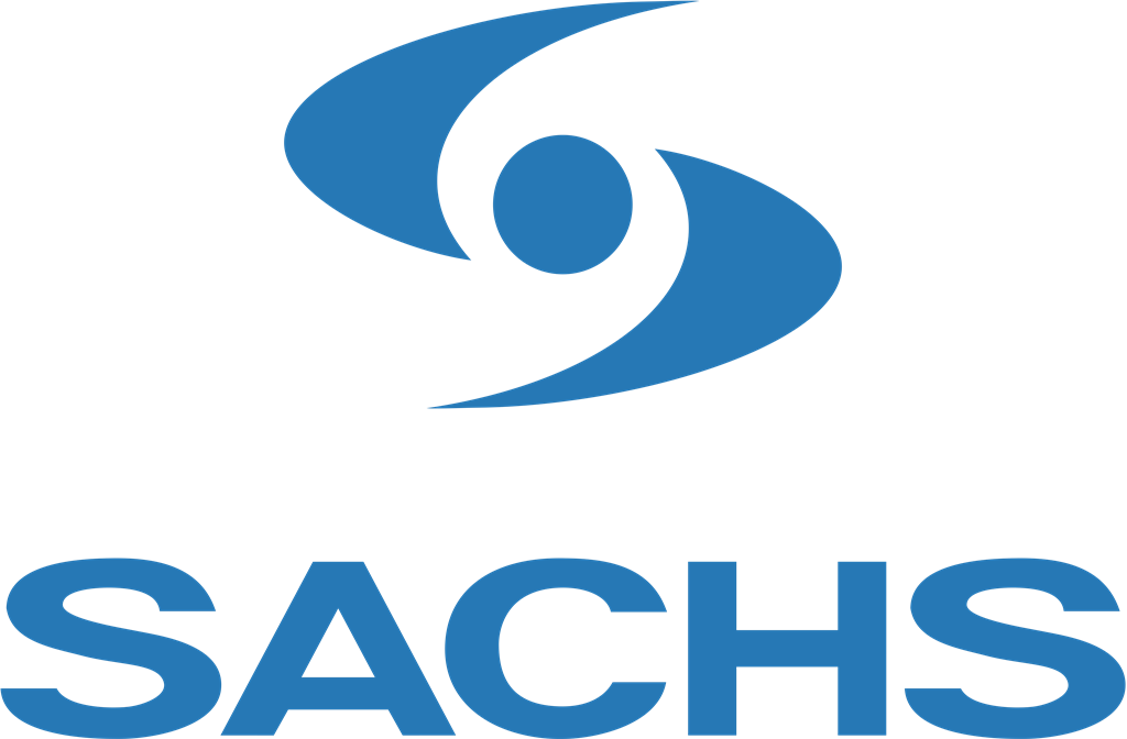SACHS logotype, transparent .png, medium, large