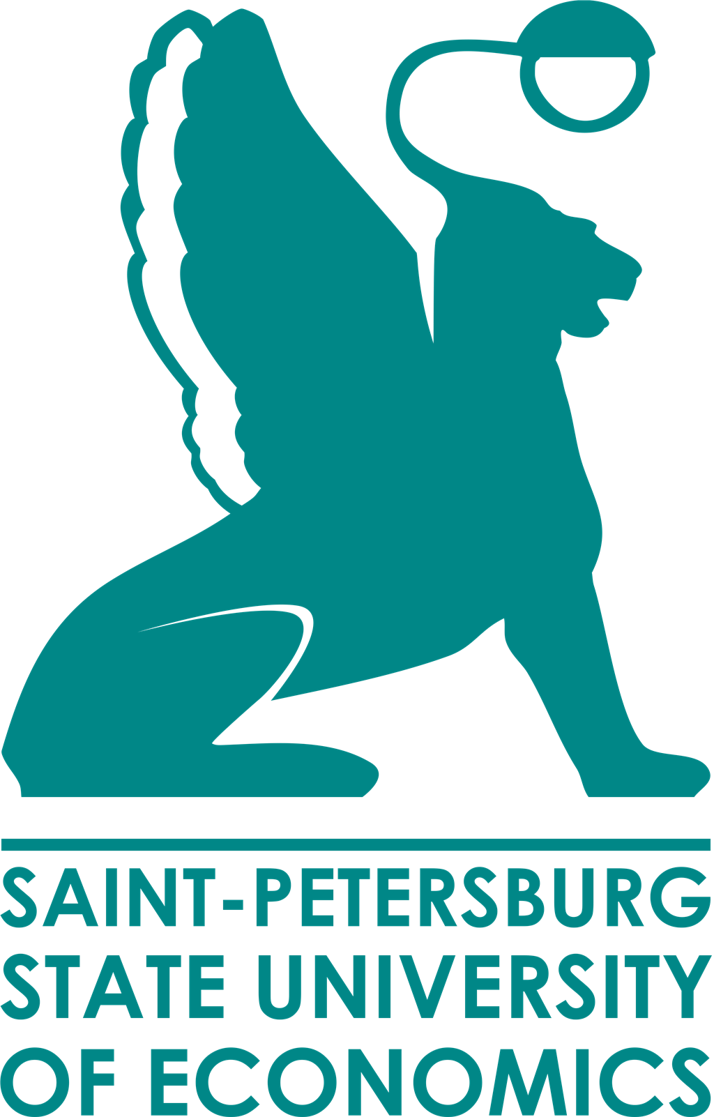 Saint Petersburg State University of Economics logotype, transparent .png, medium, large