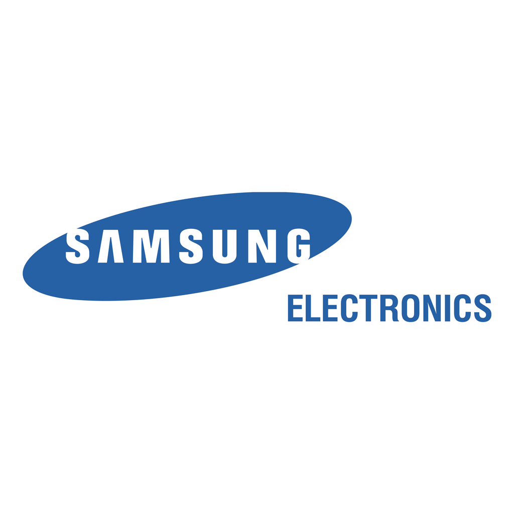 Samsung Electronics logotype, transparent .png, medium, large