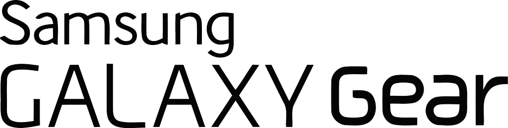 Samsung Galaxy Gear logotype, transparent .png, medium, large