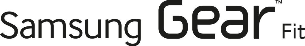 Samsung Gear Fit logotype, transparent .png, medium, large
