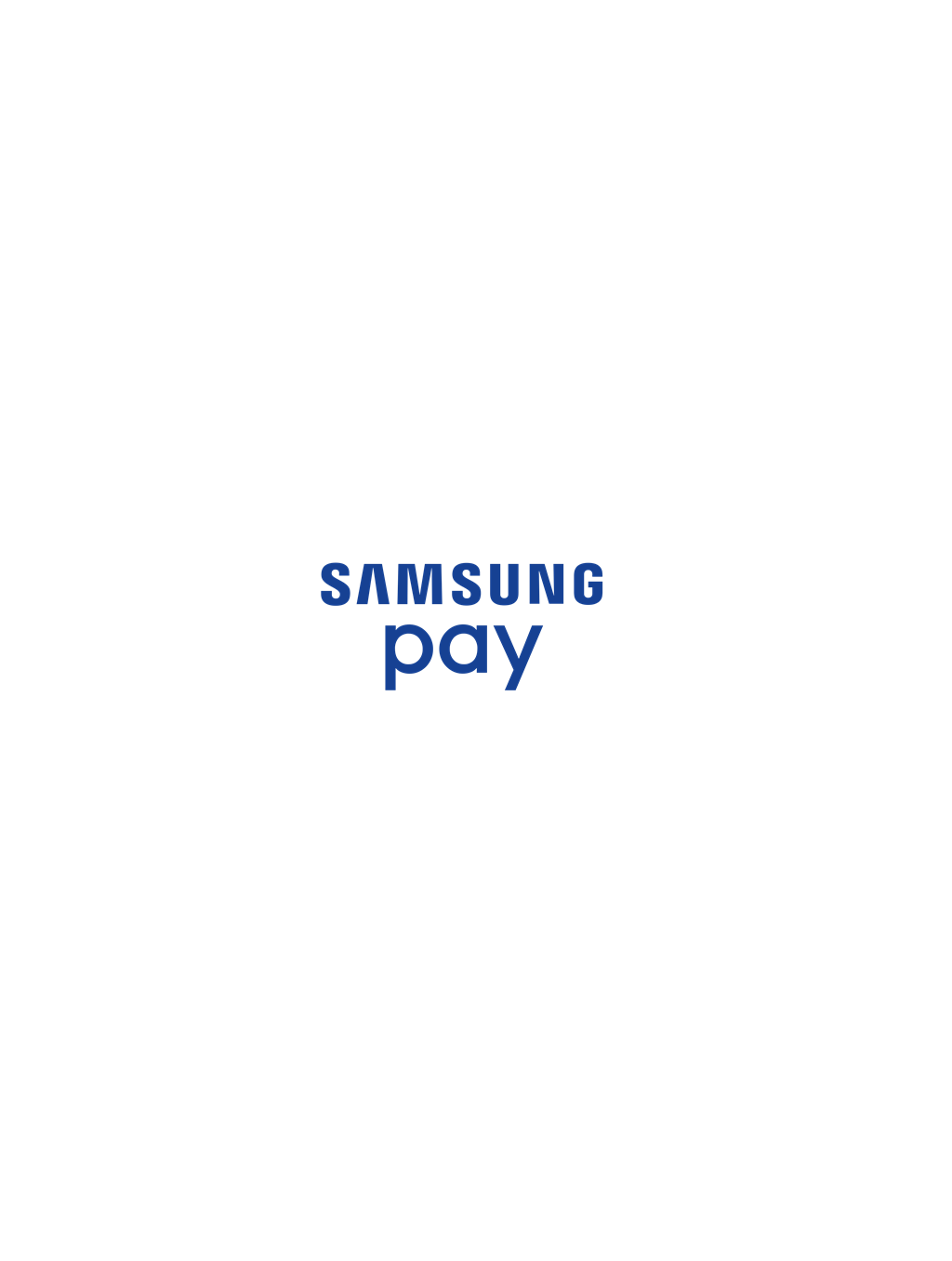 Samsung Pay logotype, transparent .png, medium, large