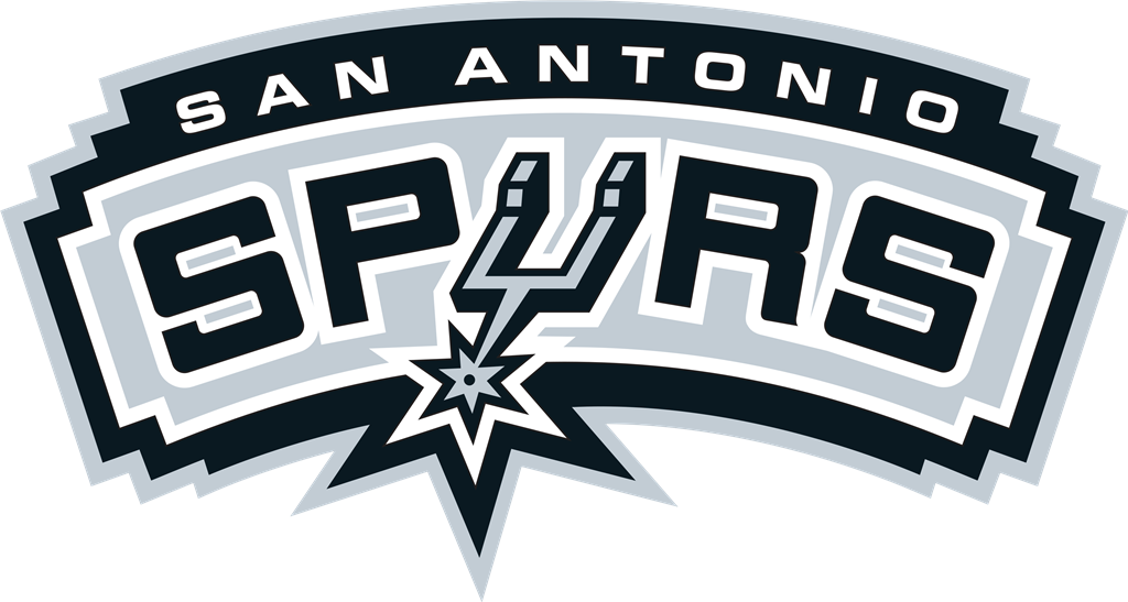 San Antonio Spurs logotype, transparent .png, medium, large