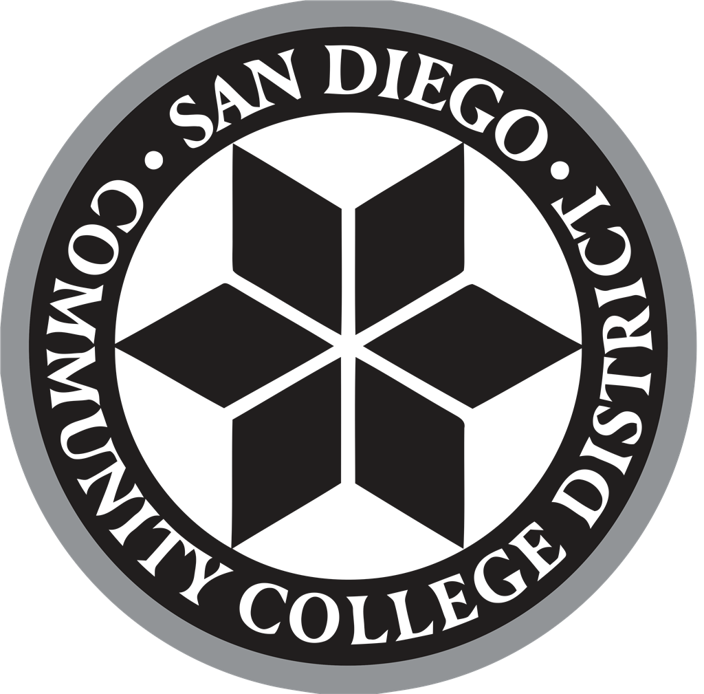 San Diego Community College District logotype, transparent .png, medium, large