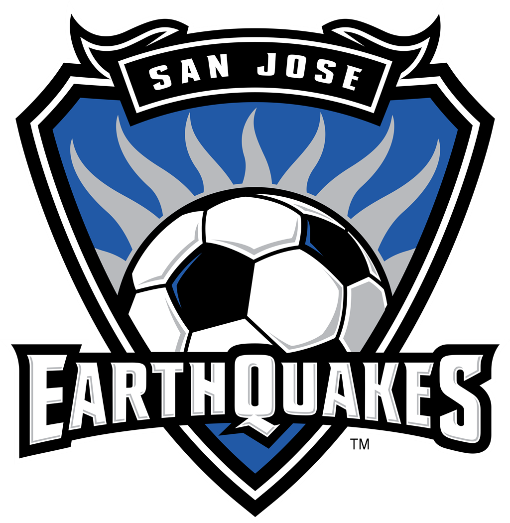 San Jose Earthquakes logotype, transparent .png, medium, large