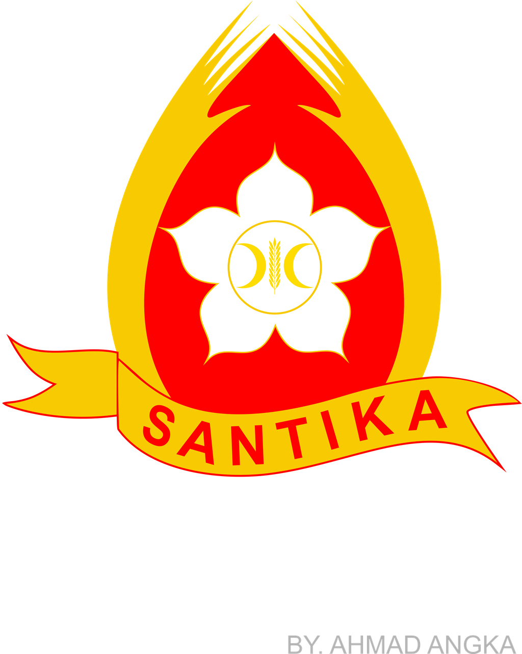 Santika logotype, transparent .png, medium, large
