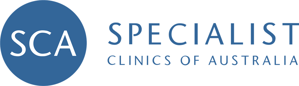 SCA Specialist Clinics of Australia logotype, transparent .png, medium, large
