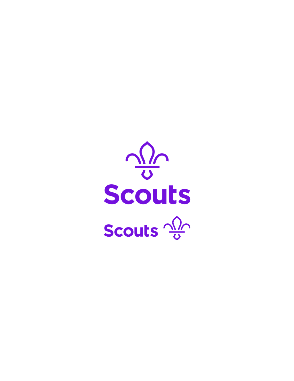 Scouts logotype, transparent .png, medium, large