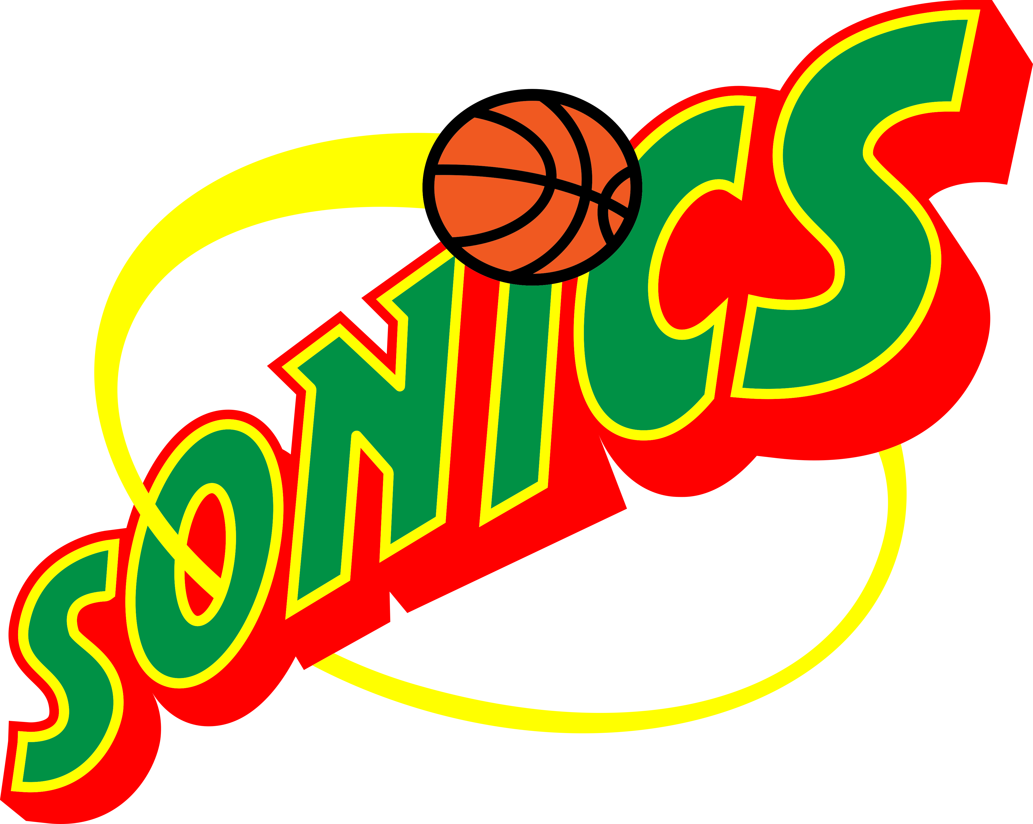 Logotipo Da Seattle Supersonics Png Transparente Stickpng | Images and ...
