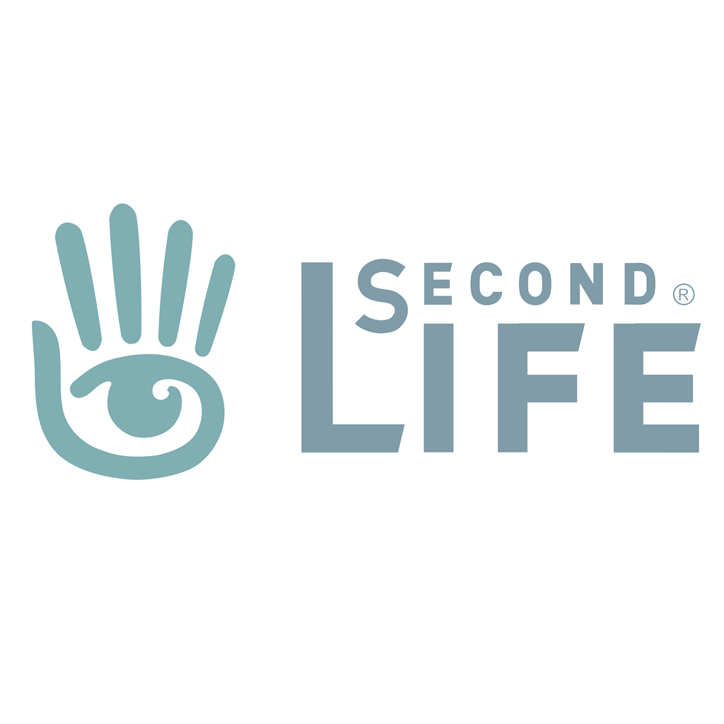 Second Life logotype, transparent .png, medium, large