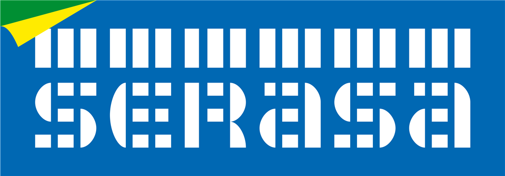 Serasa logotype, transparent .png, medium, large