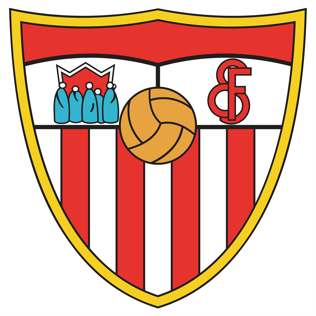 Sevilla FC logotype, transparent .png, medium, large