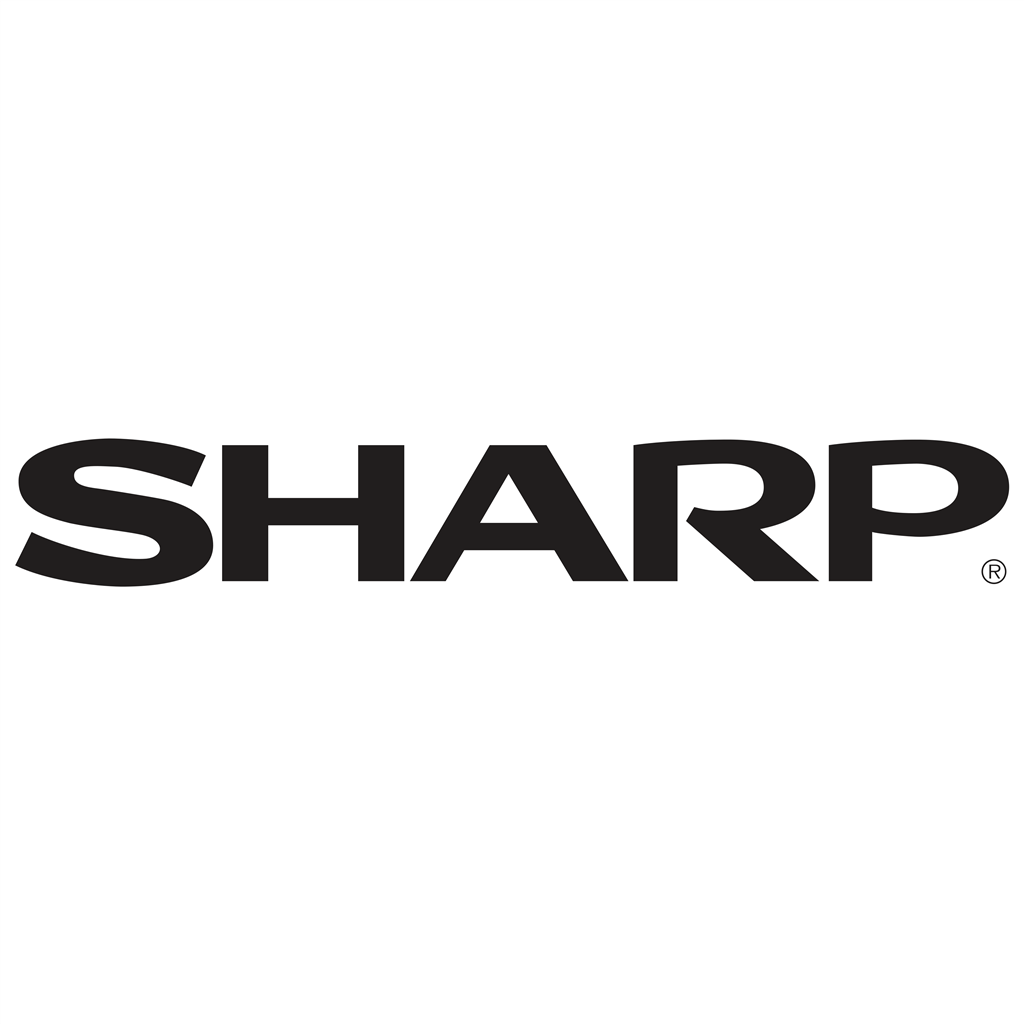 Sharp logotype, transparent .png, medium, large