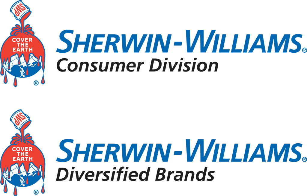 Sherwin-Williams logotype, transparent .png, medium, large