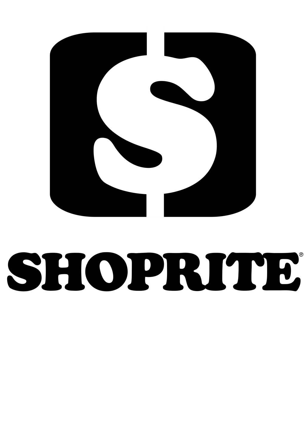Shoprite logotype, transparent .png, medium, large