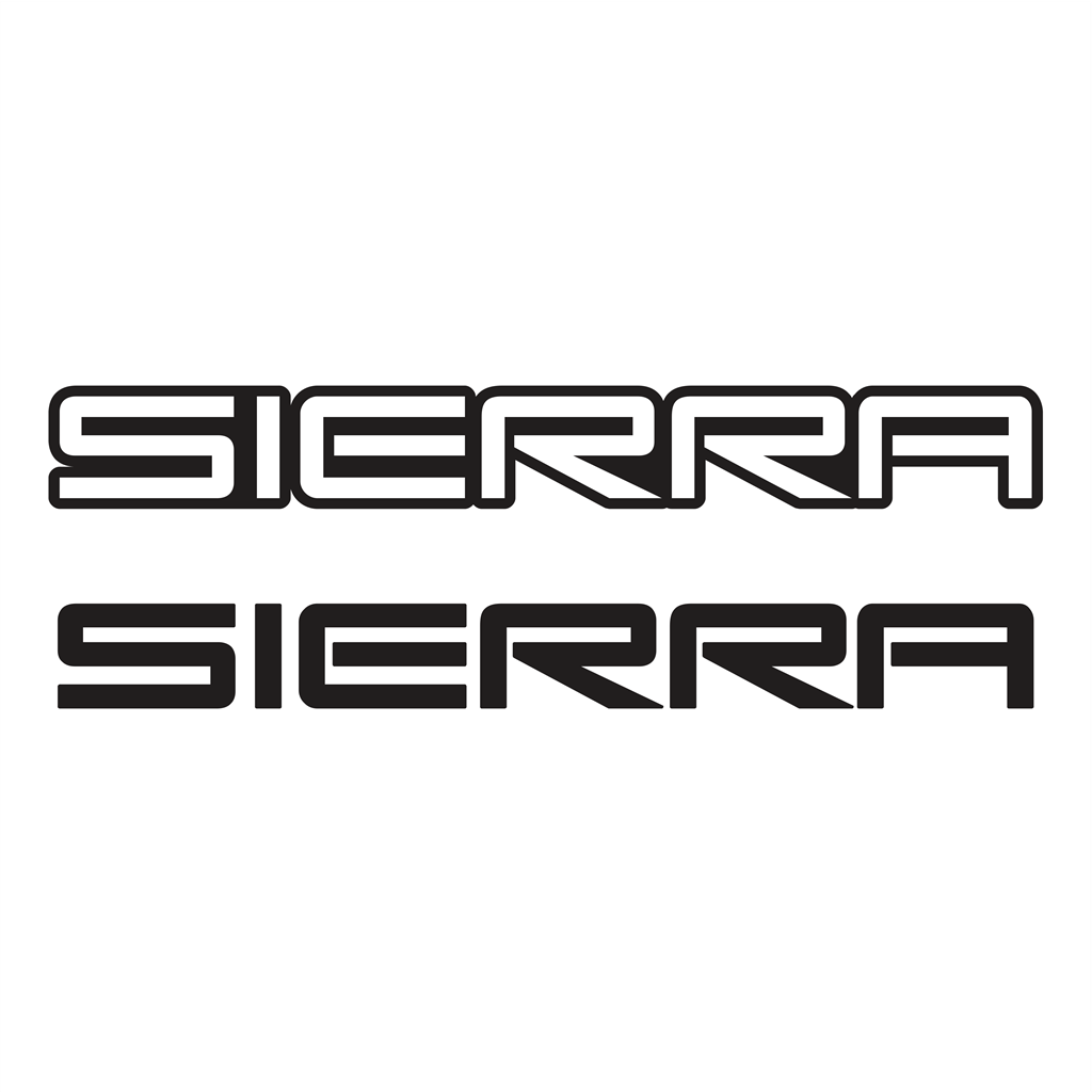 Sierra (retailer) logotype, transparent .png, medium, large