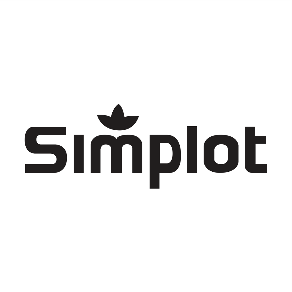 Simplot logotype, transparent .png, medium, large