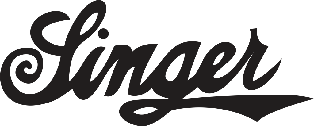 Singer logotype, transparent .png, medium, large