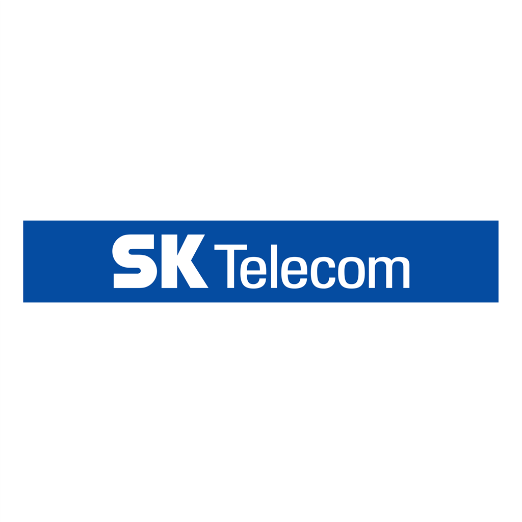 SK Telecom logotype, transparent .png, medium, large